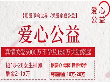 石景山捐卵助孕生子 爱心志愿者招募